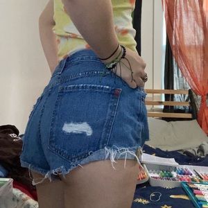 UO Distressed Shorts